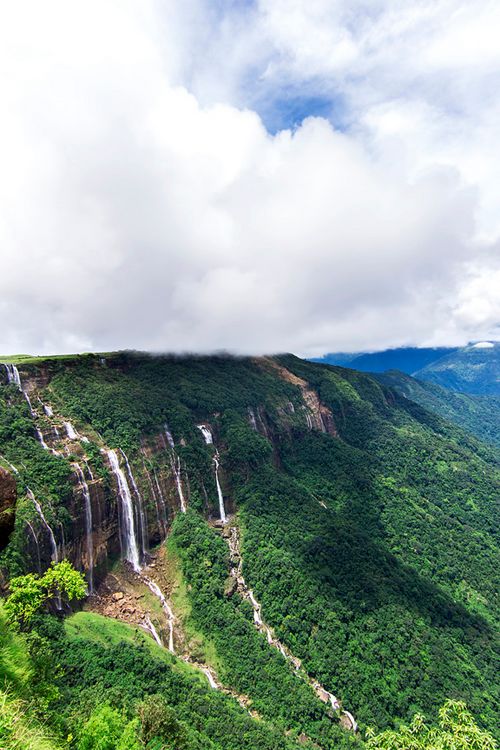 Seven Sisters Falls Meghalaya